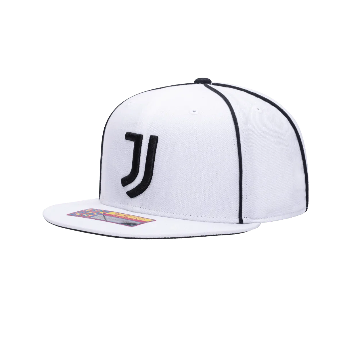 Fan Ink Collection Juventus Cali Day Snapback Hat - White-Black - Image 3