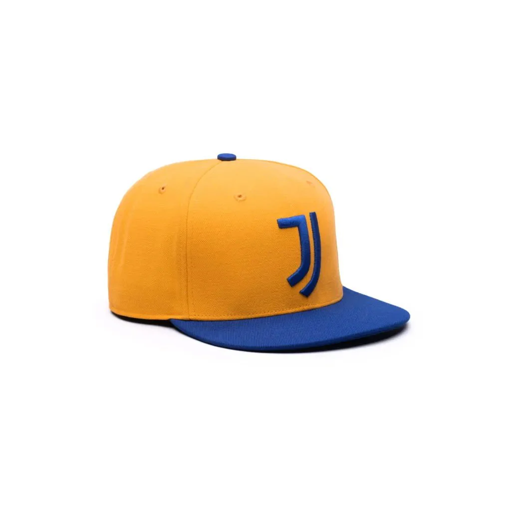 Fan Ink Collection Juventus Retro Capsule Snapback Hat - Gold-Royal - Image 4