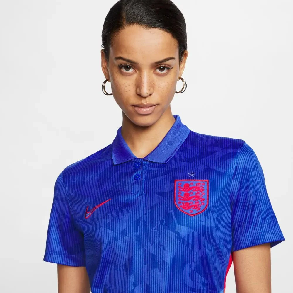 Nike 2020-21 England WOMENS Away Jersey - Blue-Red - Image 3