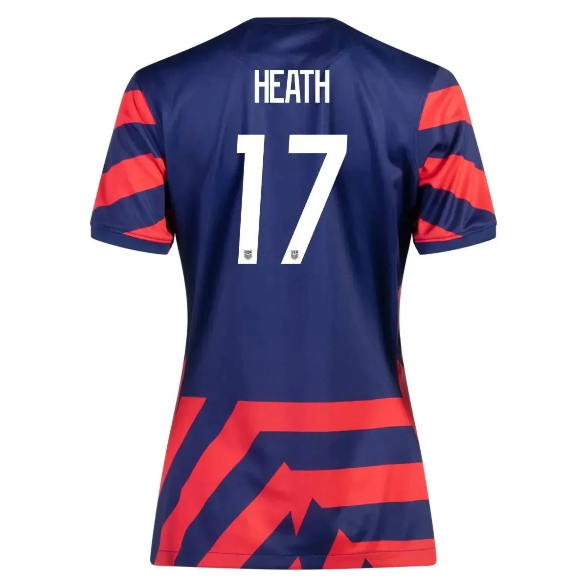 Nike 2021-22 USA Women Away Jersey - Navy-Red - Image 8